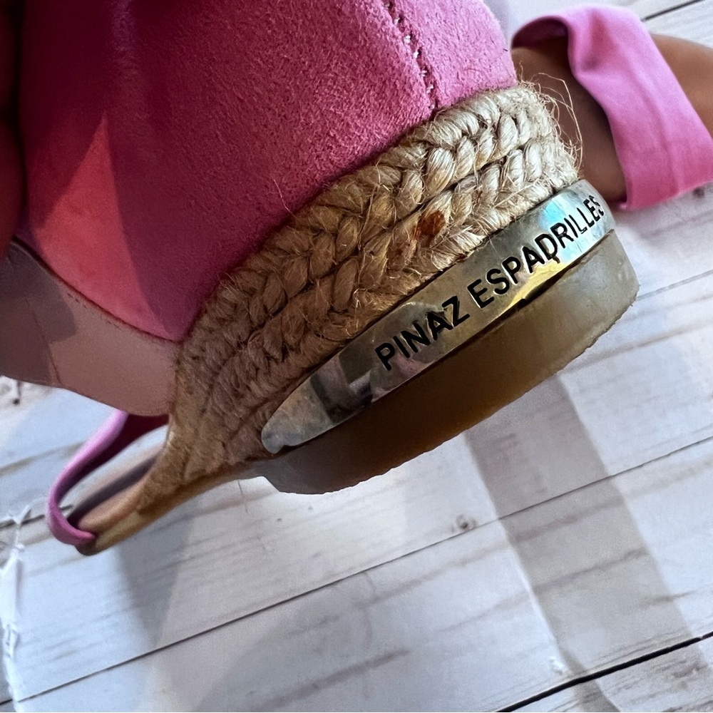 Pimaz Made in Spain Women’s Sandals Espadrille Pink size 7.5 - Picture 6 of 8